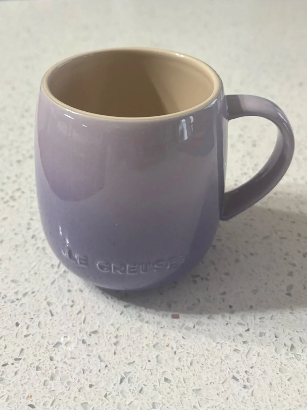 Le Creuset Lavender Ceramic Mug with Cream Interior